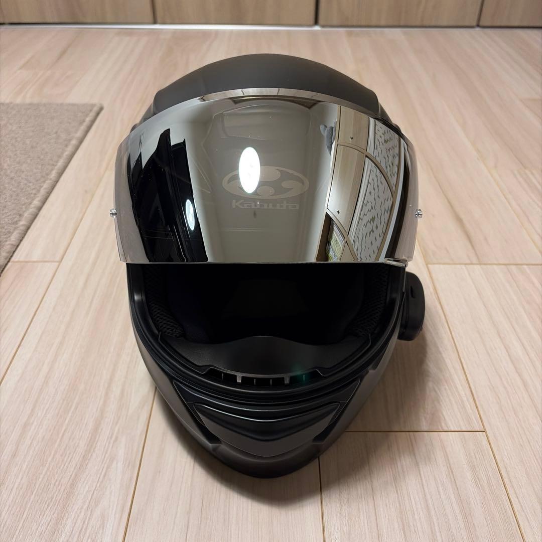 OGK KABUTO SHUMA M ミラーシールド Sena J10 インカム