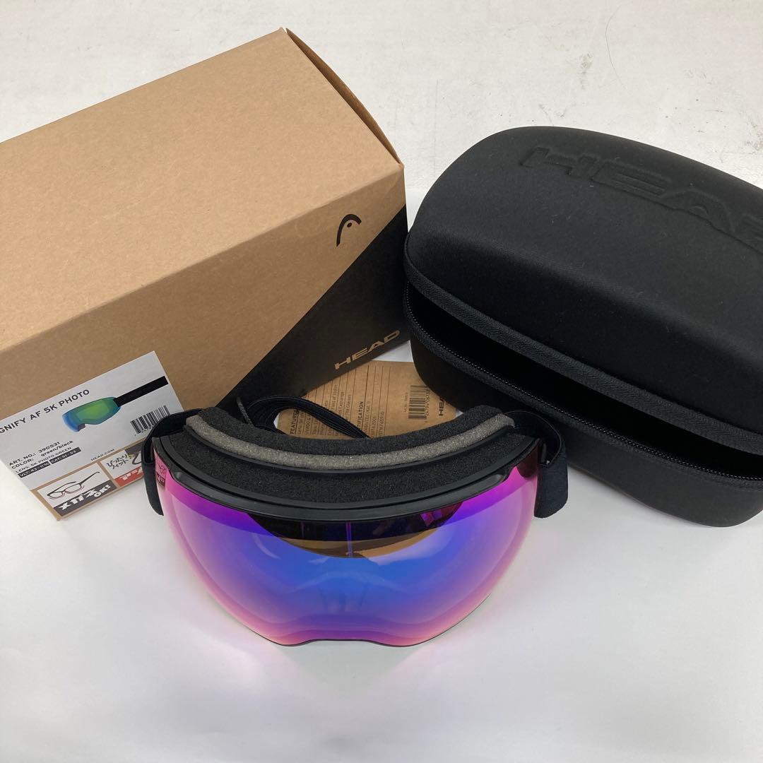 新品未使用　スノーゴーグル　ヘッド　【MAGNIFY AF 5K PHOTO】