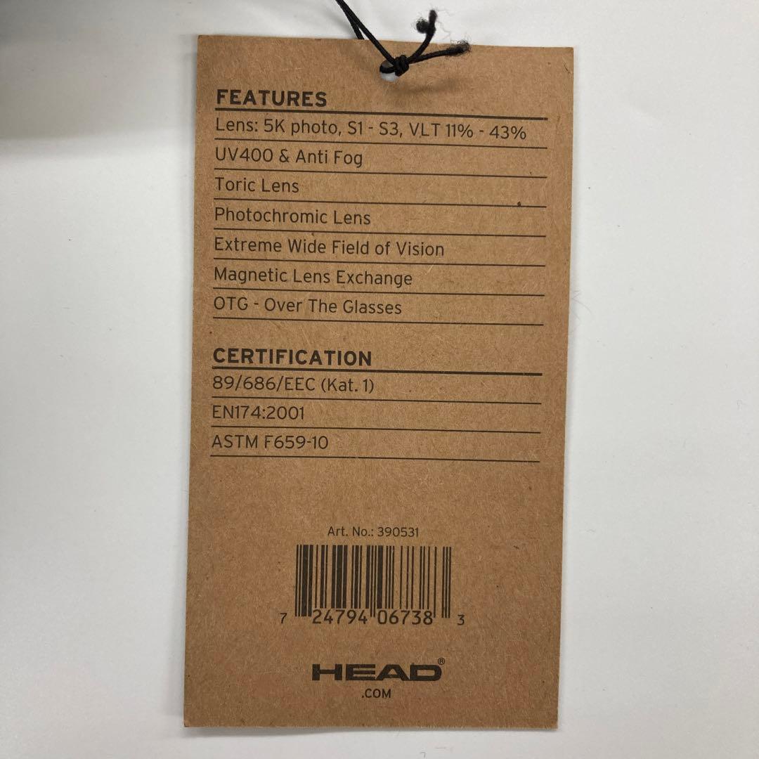 新品未使用　スノーゴーグル　ヘッド　【MAGNIFY AF 5K PHOTO】