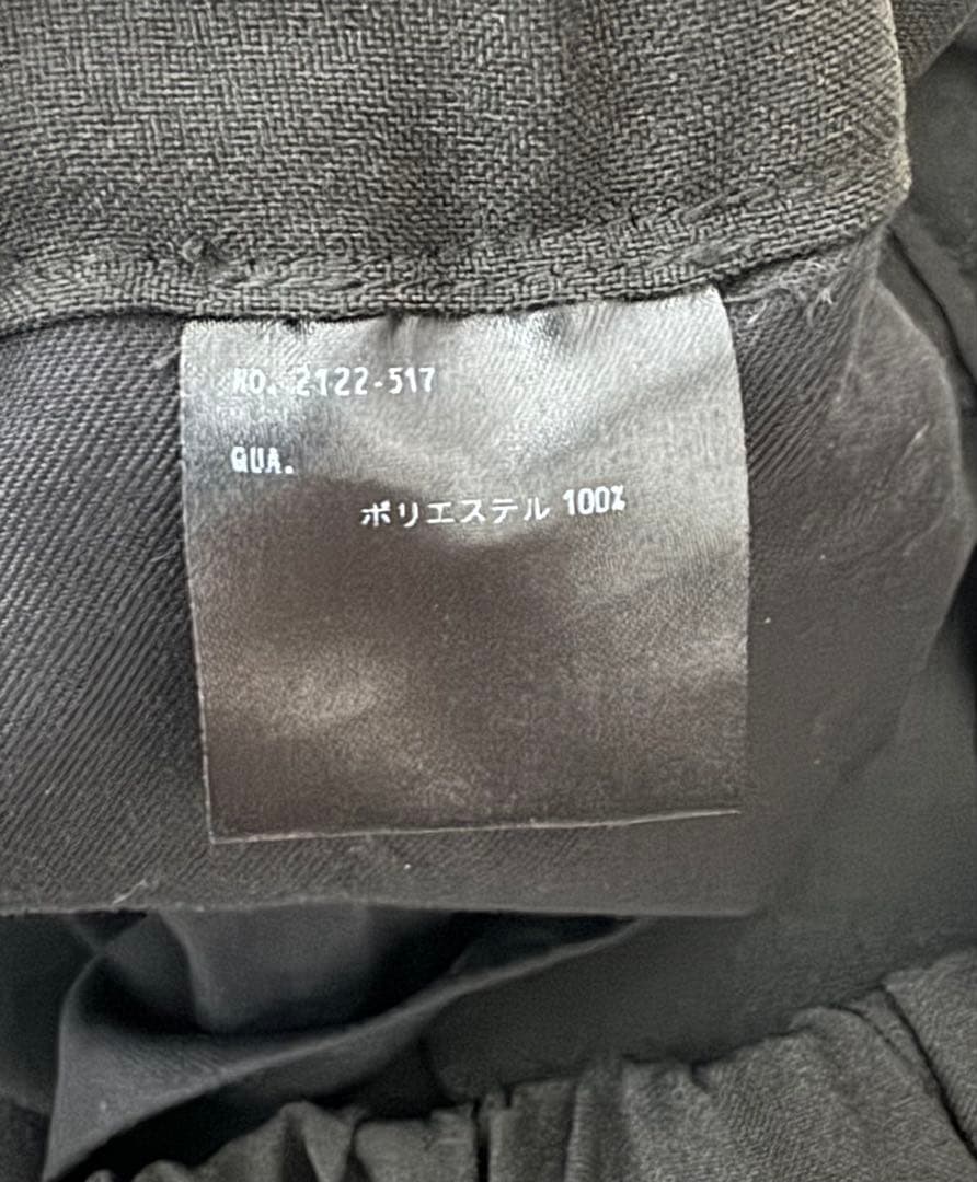 ladmusician ジャケットとワイドパンツのセットアップ　ブラック