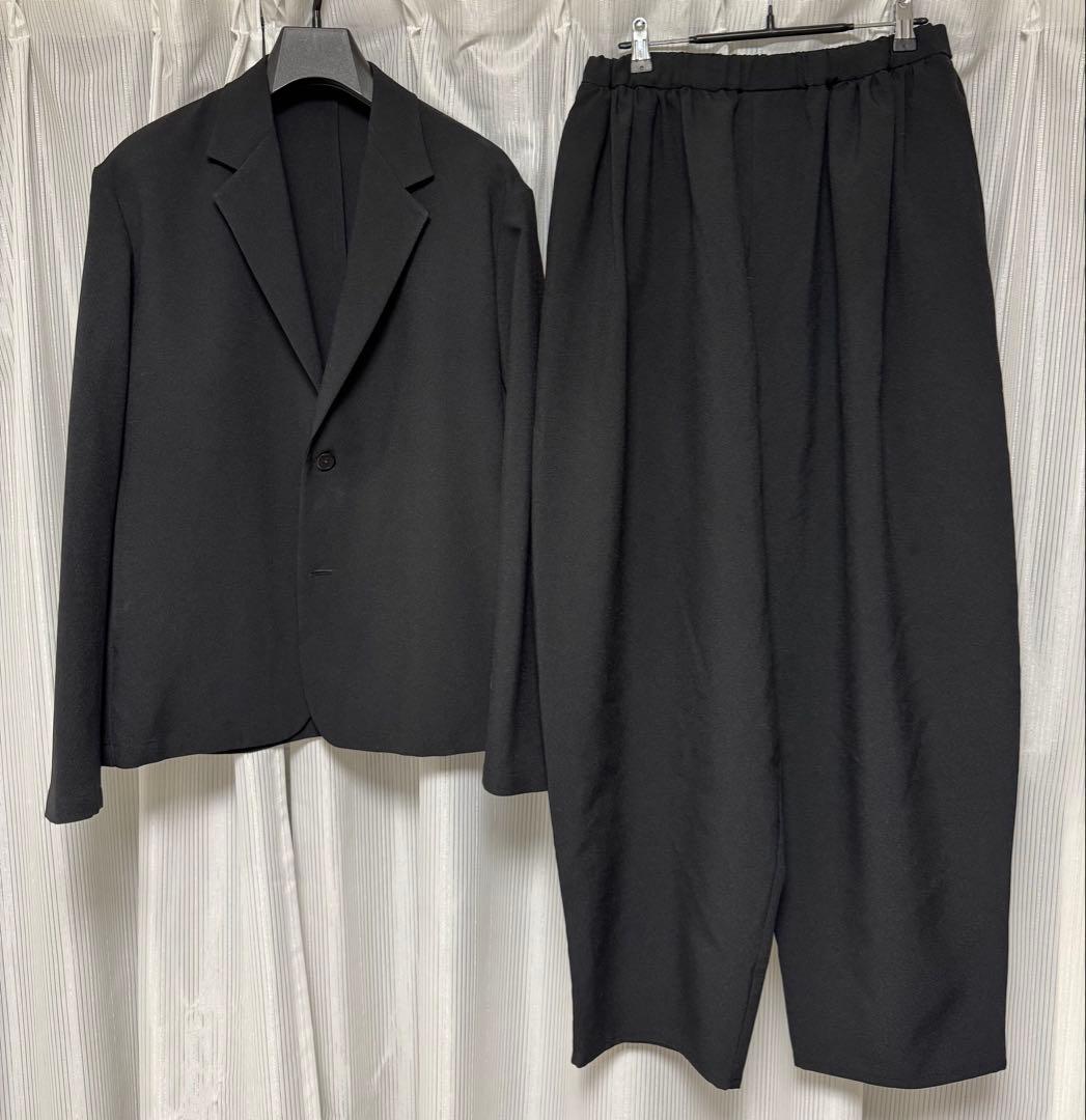 ladmusician ジャケットとワイドパンツのセットアップ　ブラック