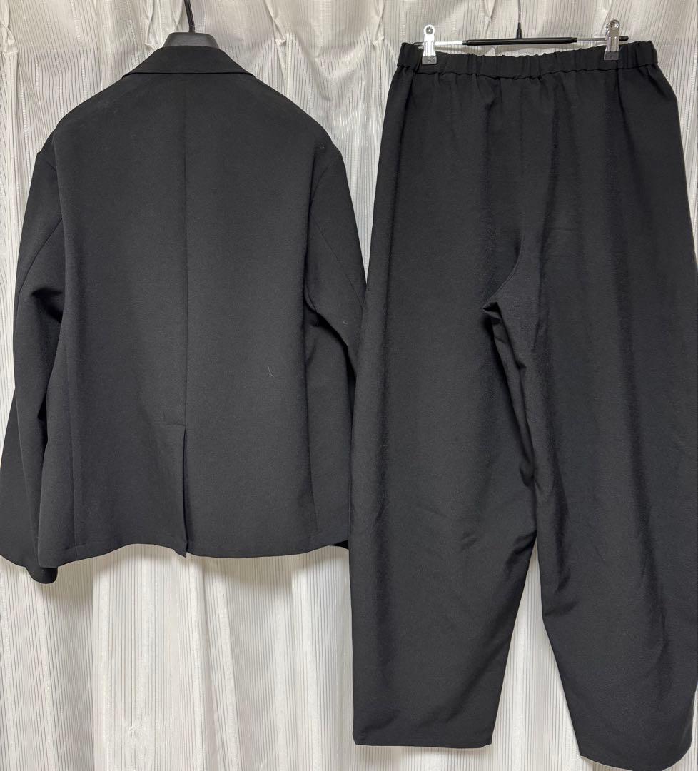 ladmusician ジャケットとワイドパンツのセットアップ　ブラック