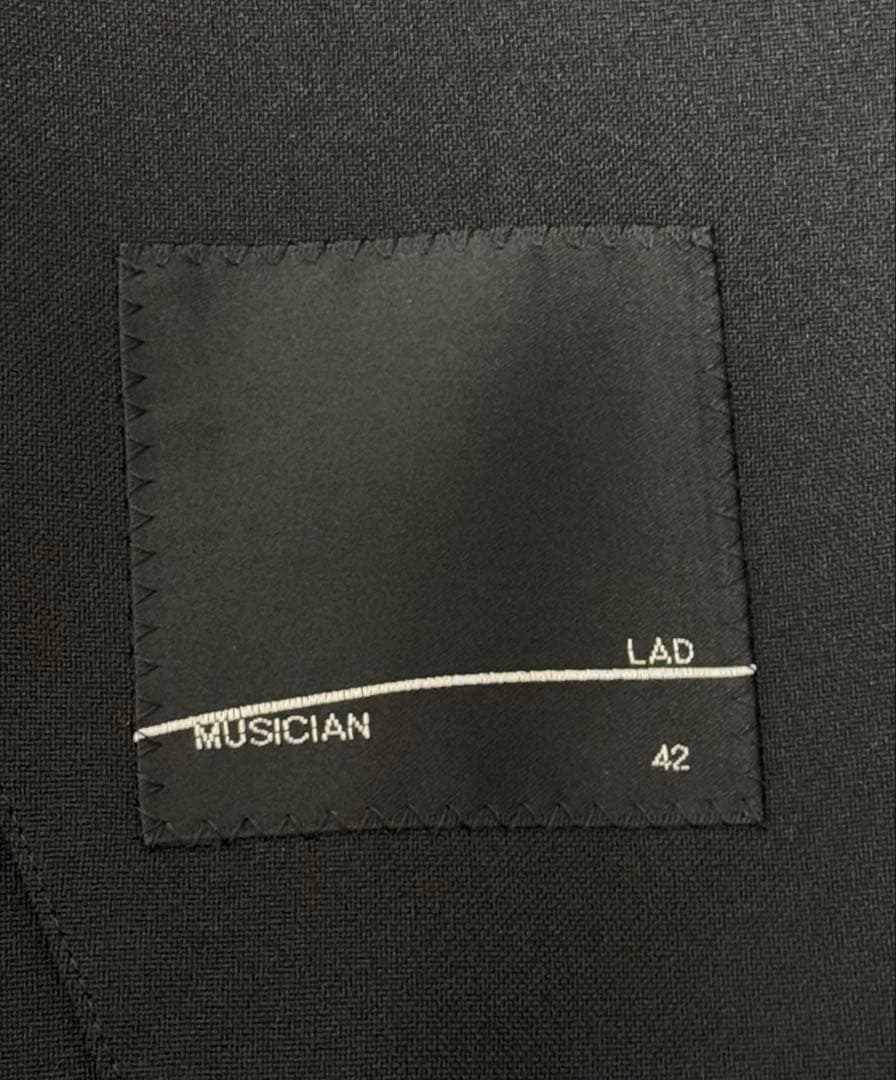 ladmusician ジャケットとワイドパンツのセットアップ　ブラック