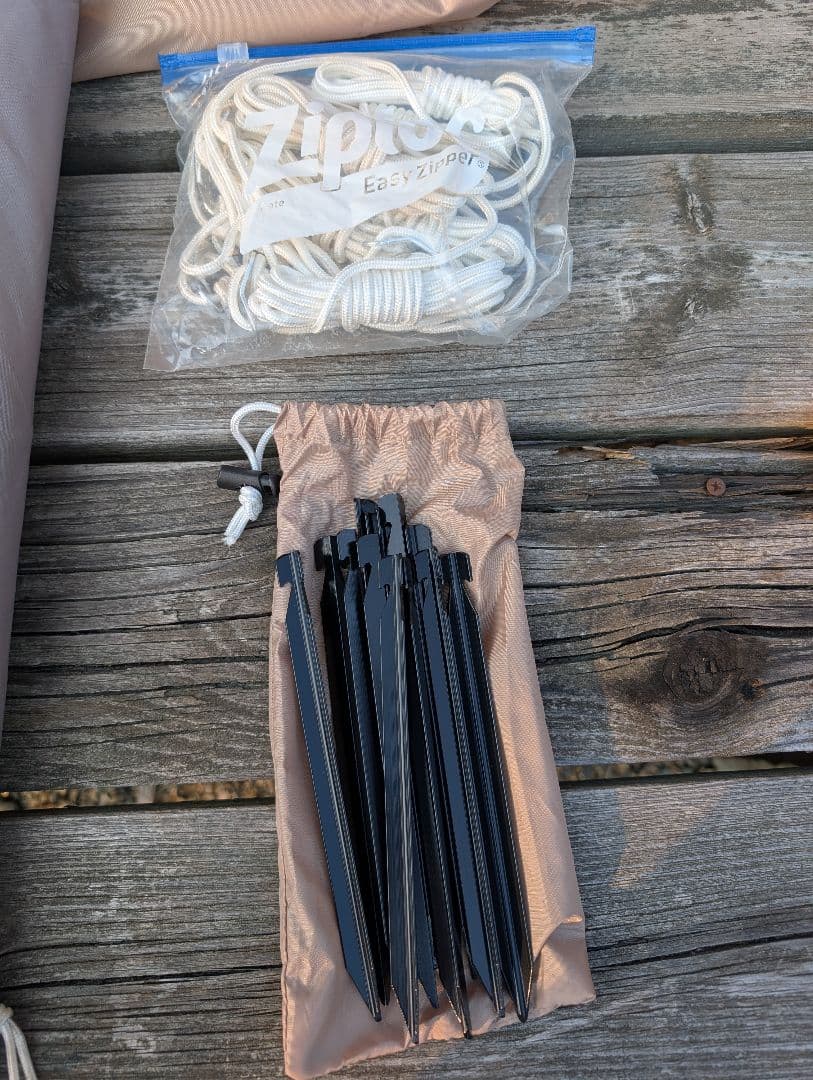 DODワンポールテントM T5-47-TN（３回使用） 、グランドシート（新品）