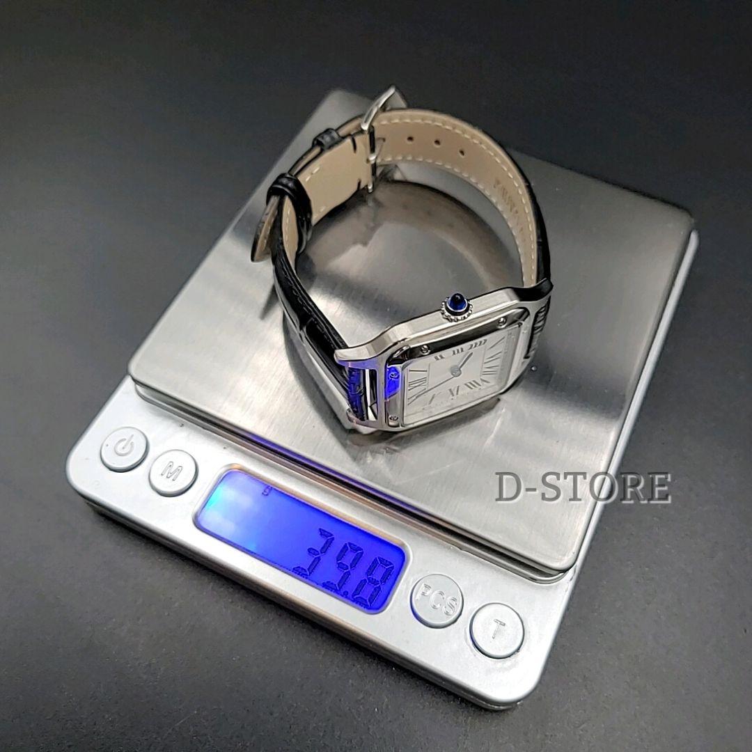 クォーツ腕時計 レザーベルト サントス デュモン オマージュウォッチ