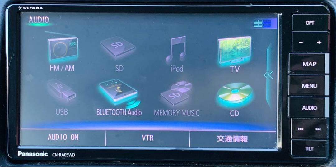 Panasonicパナソニック CN-RA05WD 地デジ ストラーダ ETC