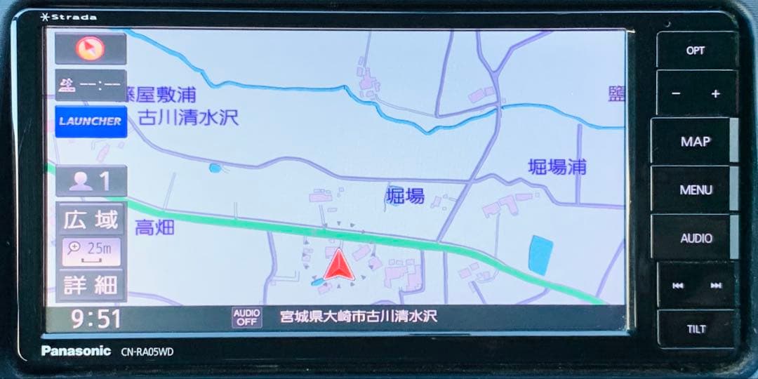 Panasonicパナソニック CN-RA05WD 地デジ ストラーダ ETC