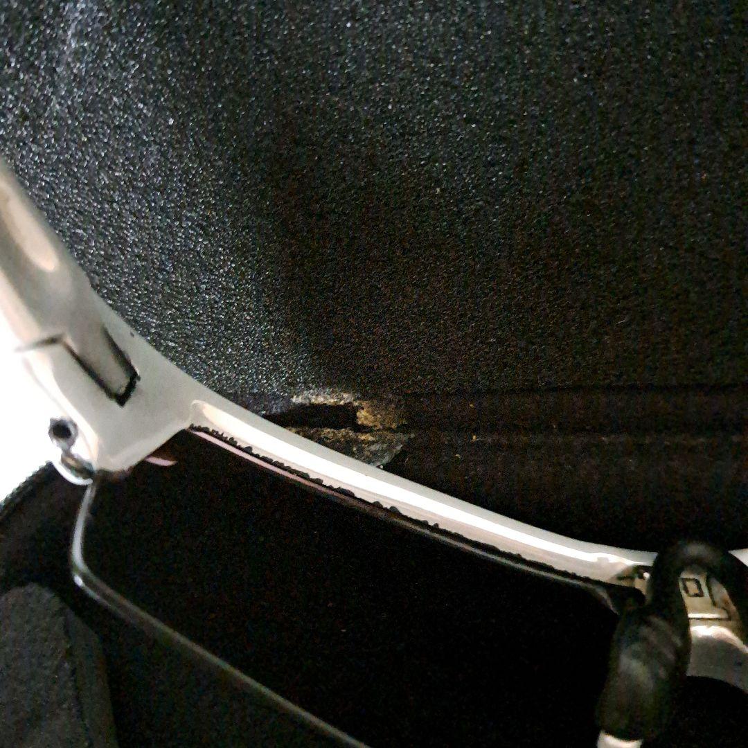 Oakley シルバー ミラーゴーグル ケース付き