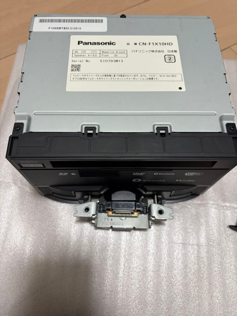 Panasonic CN-F1X10HD 10インチカーナビ中古美品