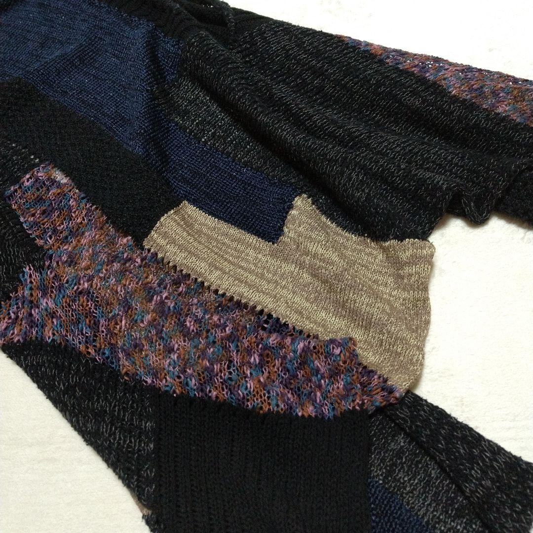 shige！　おまとめ　慈雨　ワンピース　パッチワーク ニットベスト