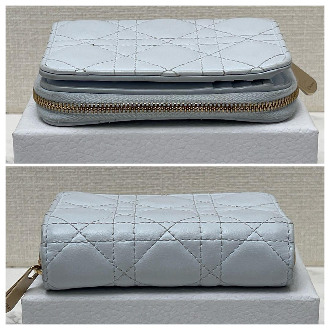 ディオール 【日本限定】 Dior Scarlet ウォレット 折り財布 ブルー