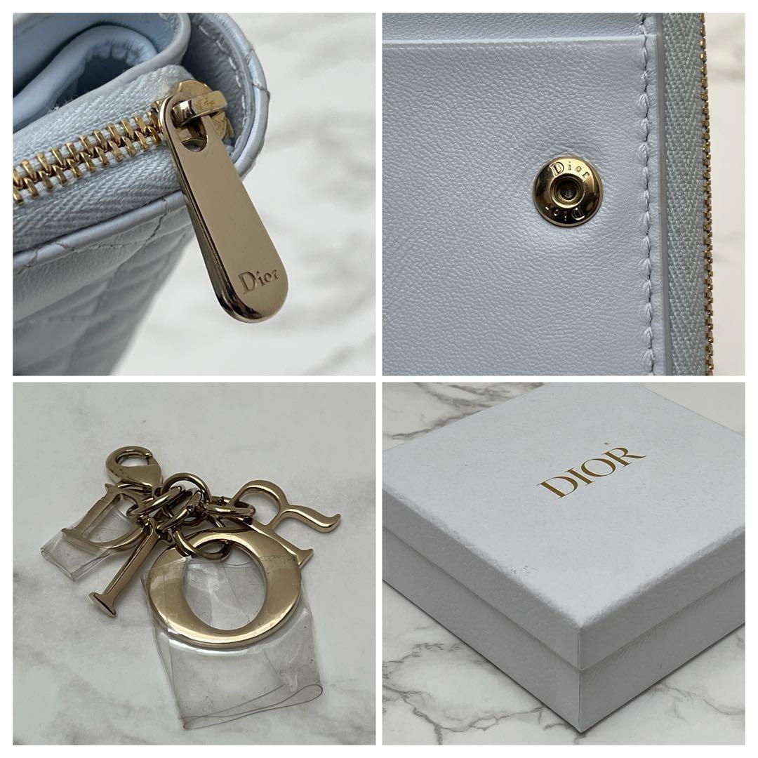 ディオール 【日本限定】 Dior Scarlet ウォレット 折り財布 ブルー