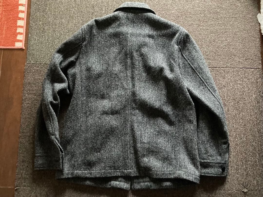 モヒート ハリスツイード ヘリンボーン ジャケット カバーオール 日本製