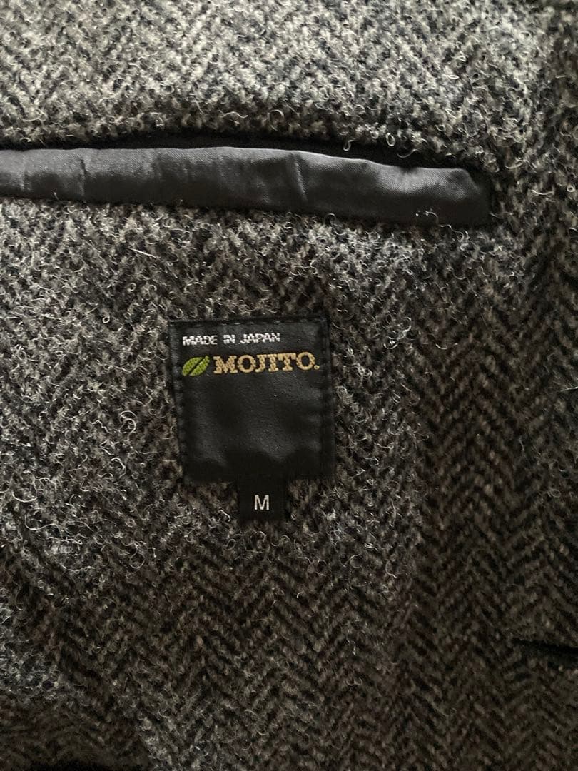 モヒート ハリスツイード ヘリンボーン ジャケット カバーオール 日本製