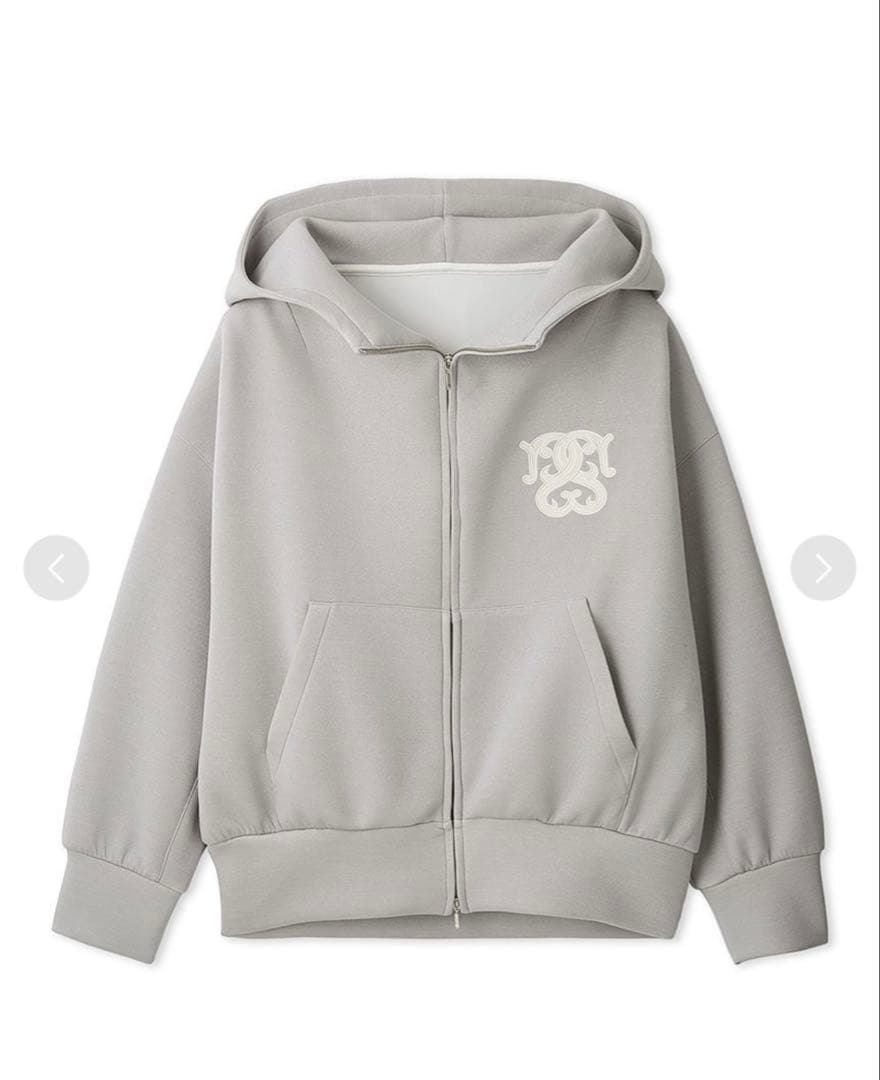 snidel スナイデル スナ ボリュームパーカー トップス グレー