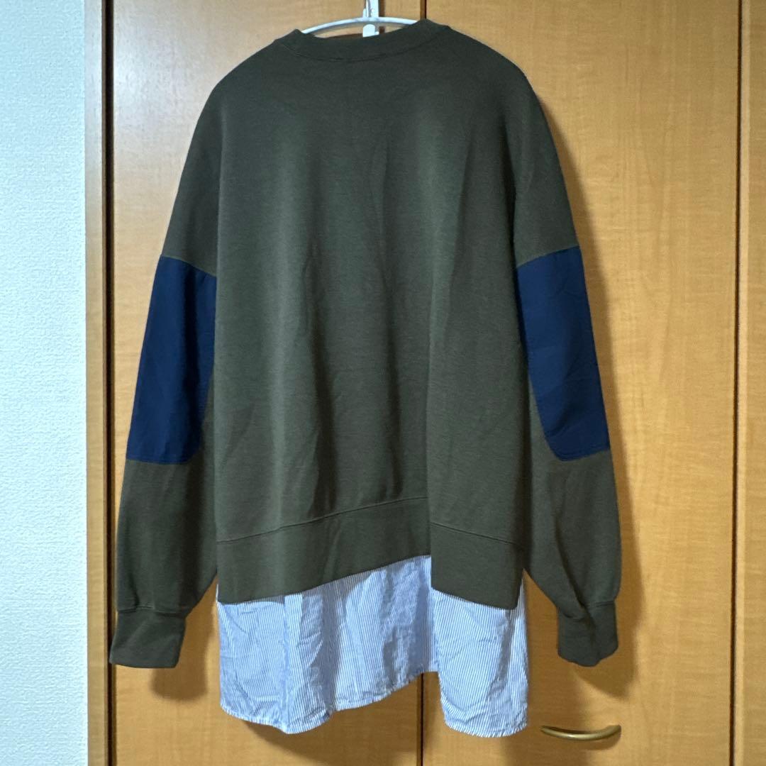 nagonstans レイヤードスウェット