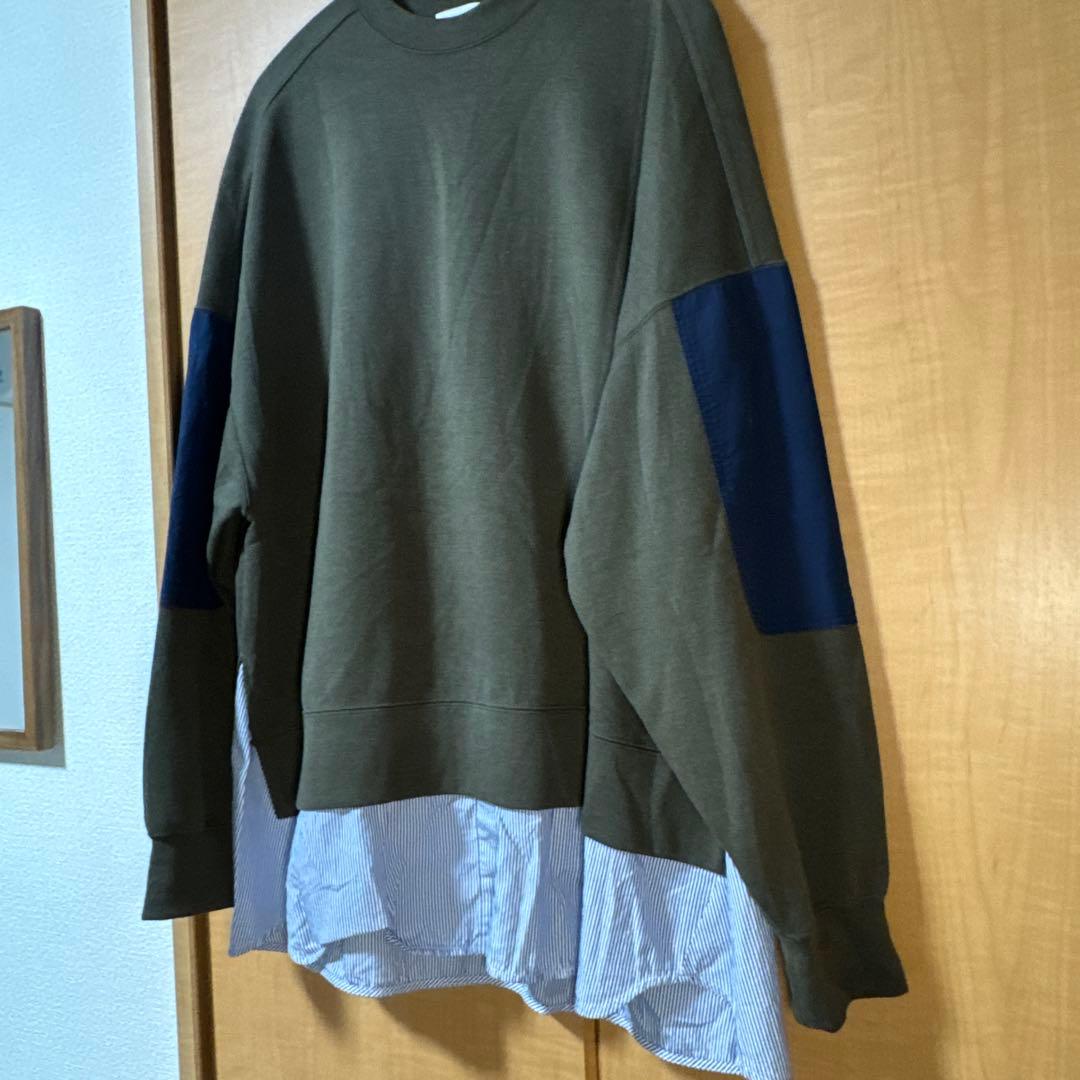 nagonstans レイヤードスウェット