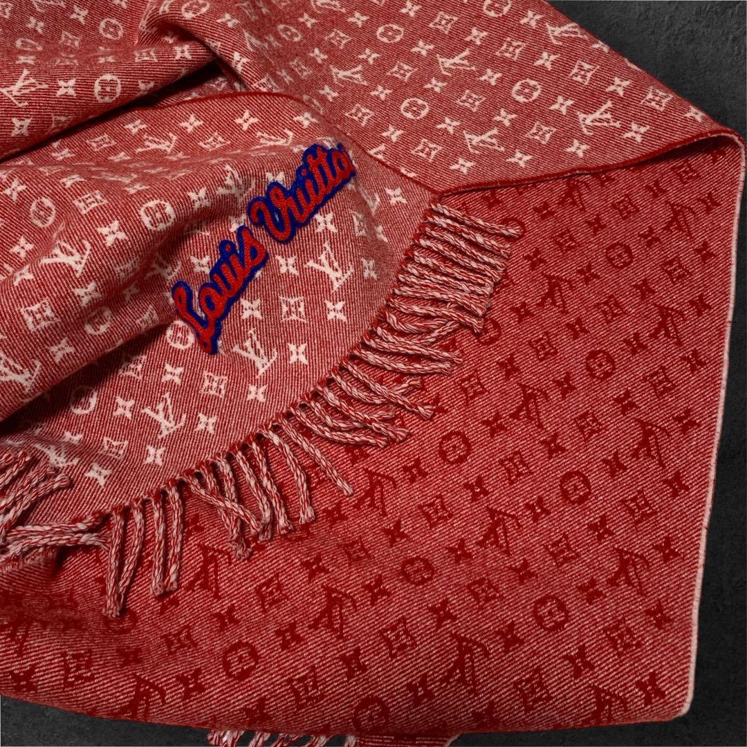 LOUIS VUITTON エシャルプ・デニムエンベリッシュド M71358