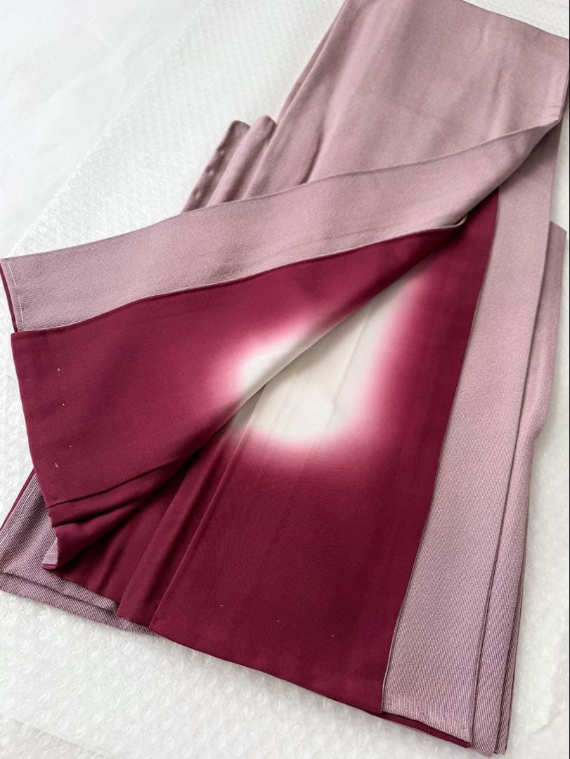 a19 未使用 服部光擴作 正絹 万筋 江戸小紋 作家物 裄 68