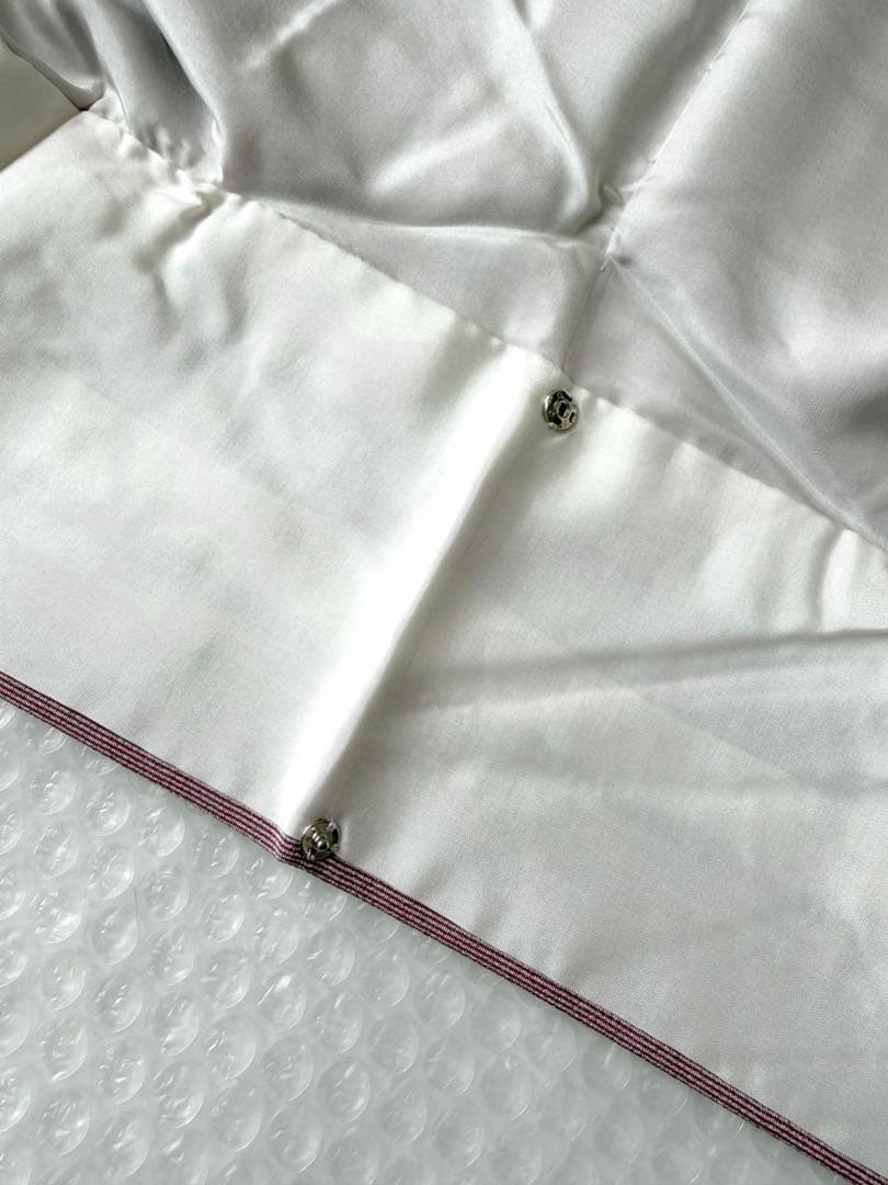 a19 未使用 服部光擴作 正絹 万筋 江戸小紋 作家物 裄 68