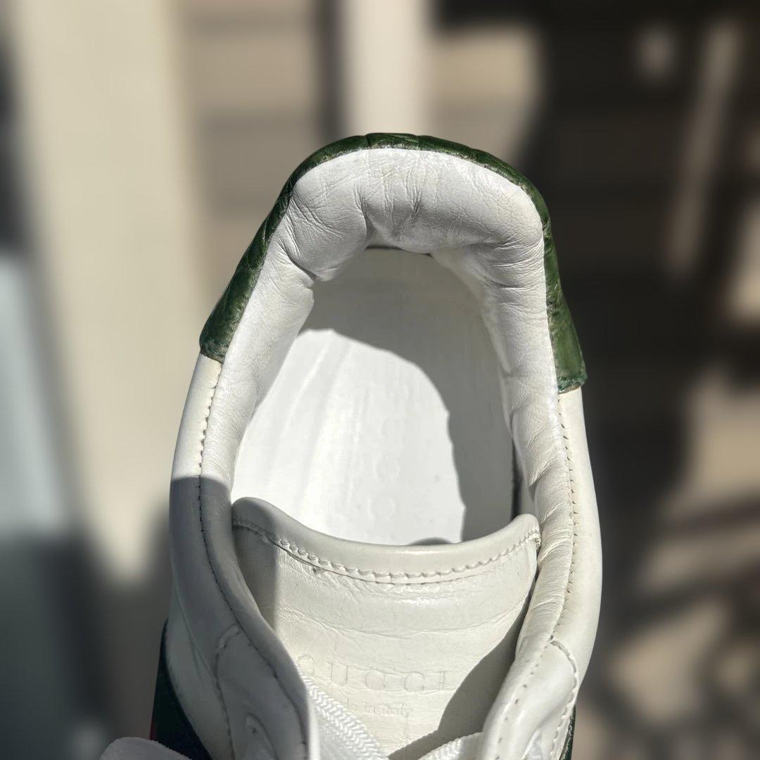 グッチ　シェリーライン　クロコ型押し　スニーカー　GUCCI シューズ　GG