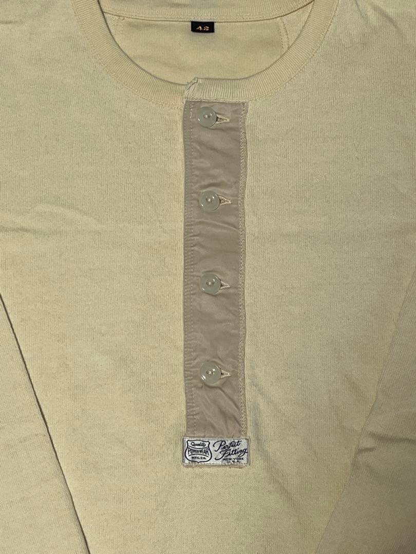 フリーホイーラーズ HENLEY NECKED ロングスリーブシャツ