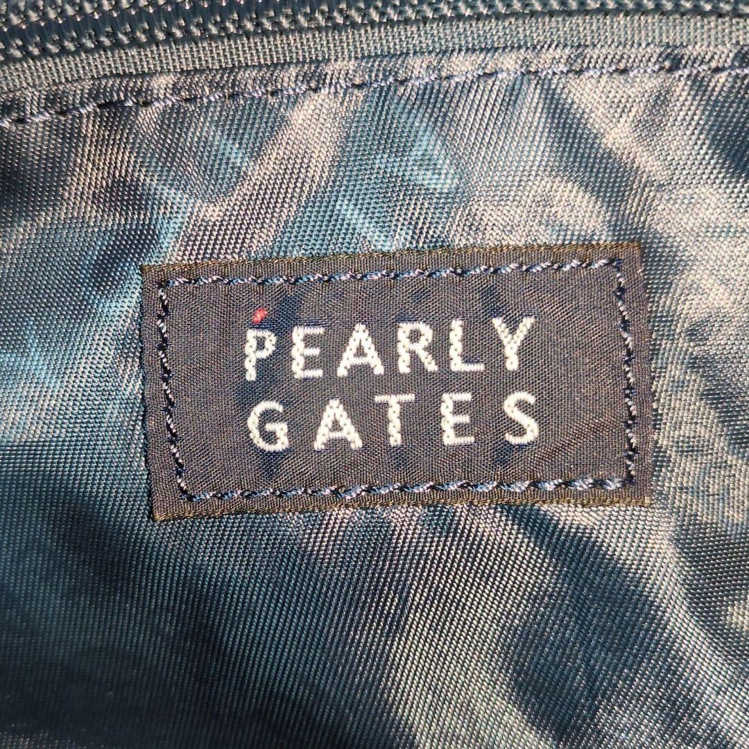 パーリーゲイツ カートバッグ 2way ワッペン キャンバス ブラック