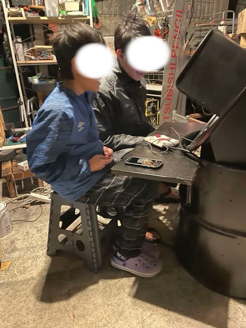 ドラム缶アーケード筐体風モニターセット 近畿圏無料配送 兵庫発