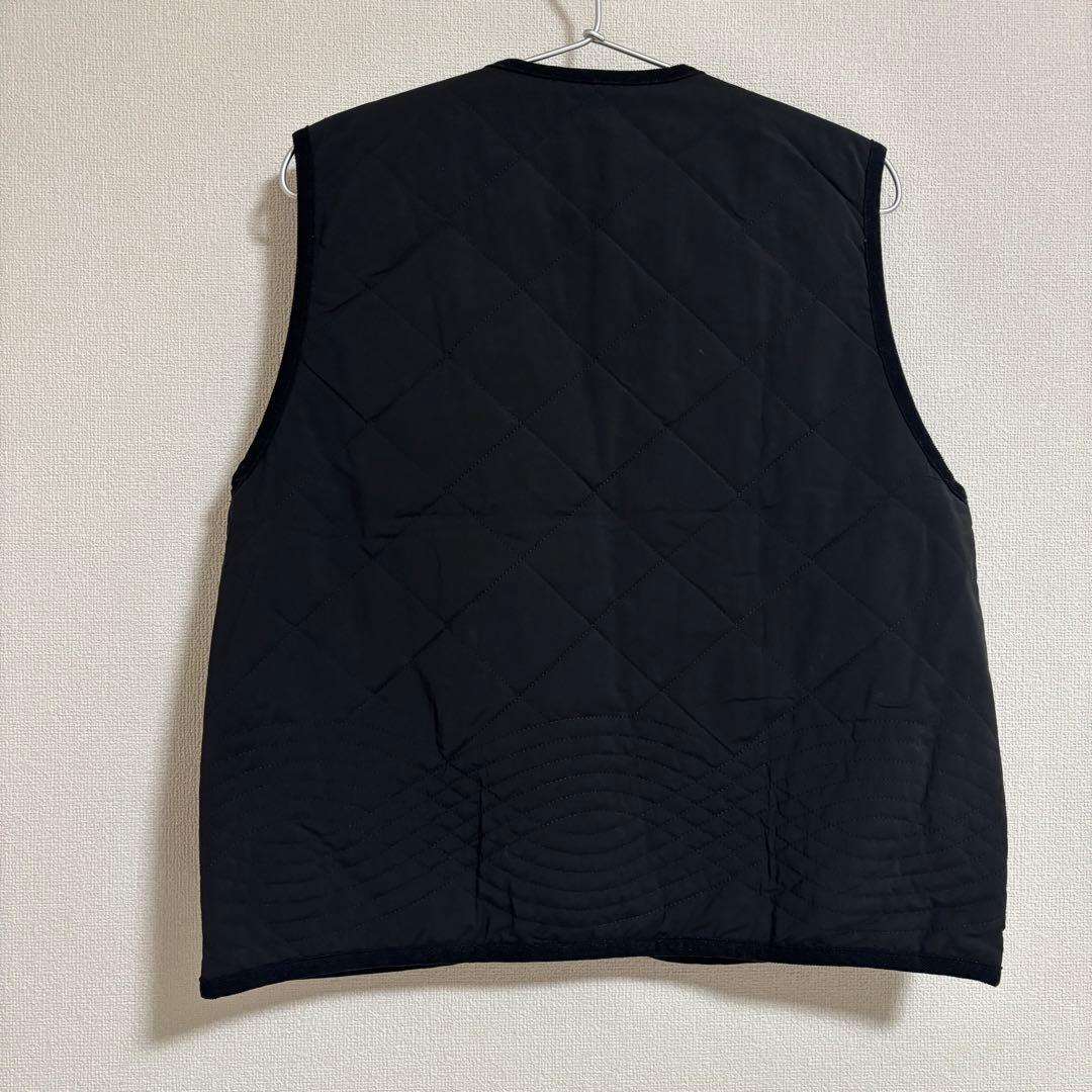 北欧暮らしの道具店　よしいちひろ　キルティングベスト　黒