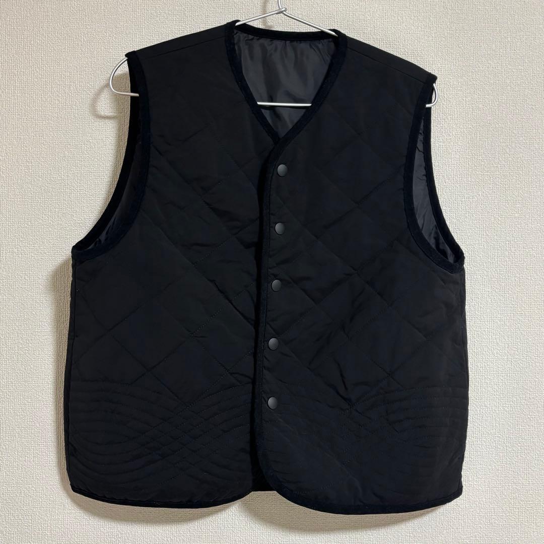 北欧暮らしの道具店　よしいちひろ　キルティングベスト　黒