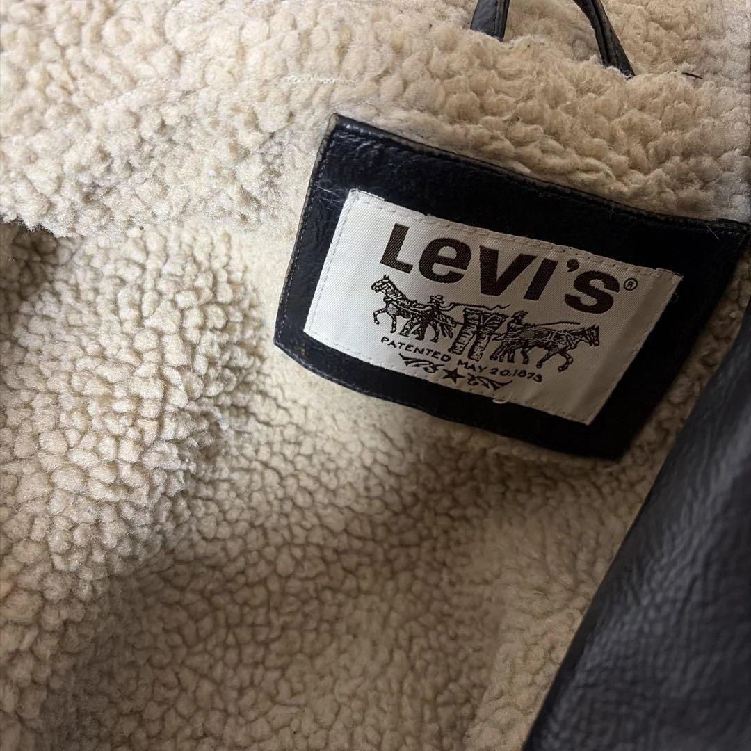 リーバイス　LEVI'S ボア襟 　レザージャケット　フライトジャケットG1