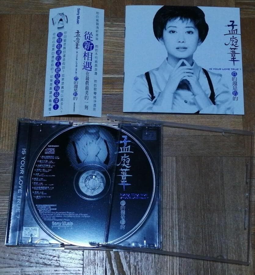 孟庭葦 モン・ティンウェイ 真的還是假的 SDD9501 台湾盤