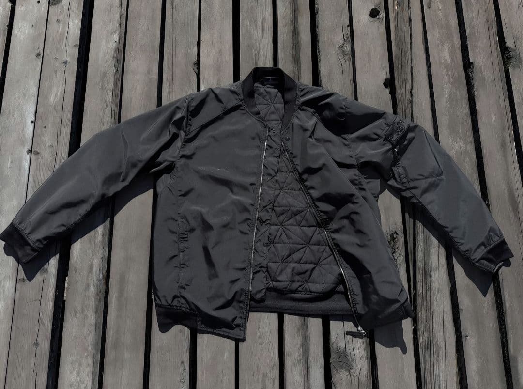 ジャケット・アウター Garment Dyed Diagonal Weave MA-1 Bomber