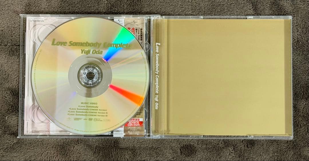 Love Somebody 完全盤・初回盤DVD付（織田裕二）