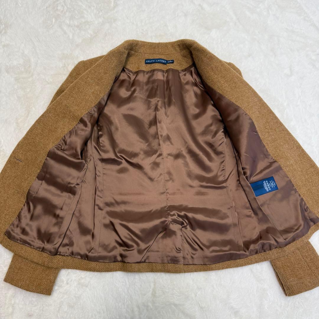 【極美品】　ラルフローレン　ジャケット　アルパカ混　1B キャメル　M