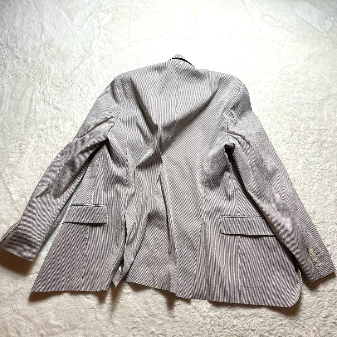 だい極美品 リネンセットアップ シアサッカーHUGO BOSS 春夏