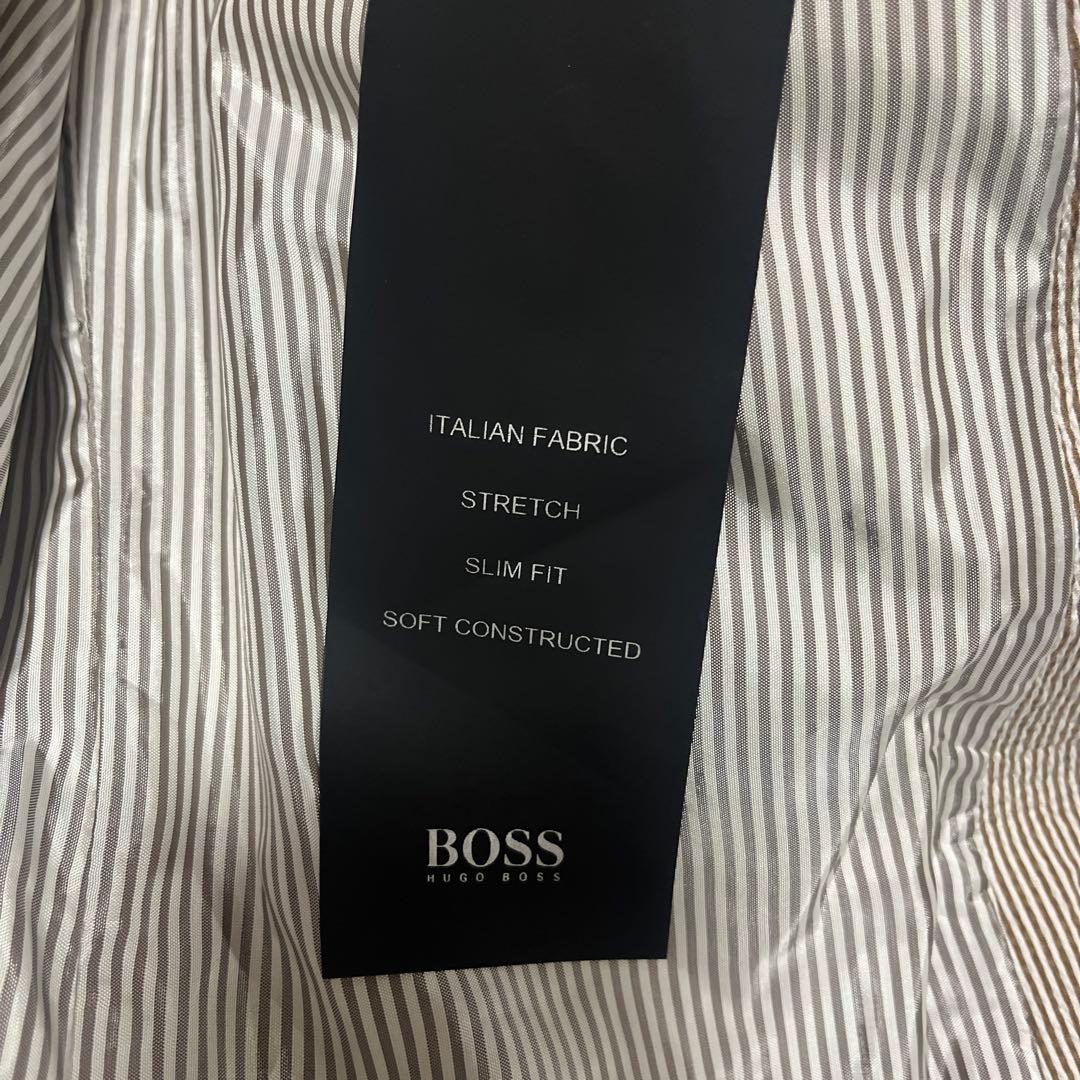だい極美品 リネンセットアップ シアサッカーHUGO BOSS 春夏