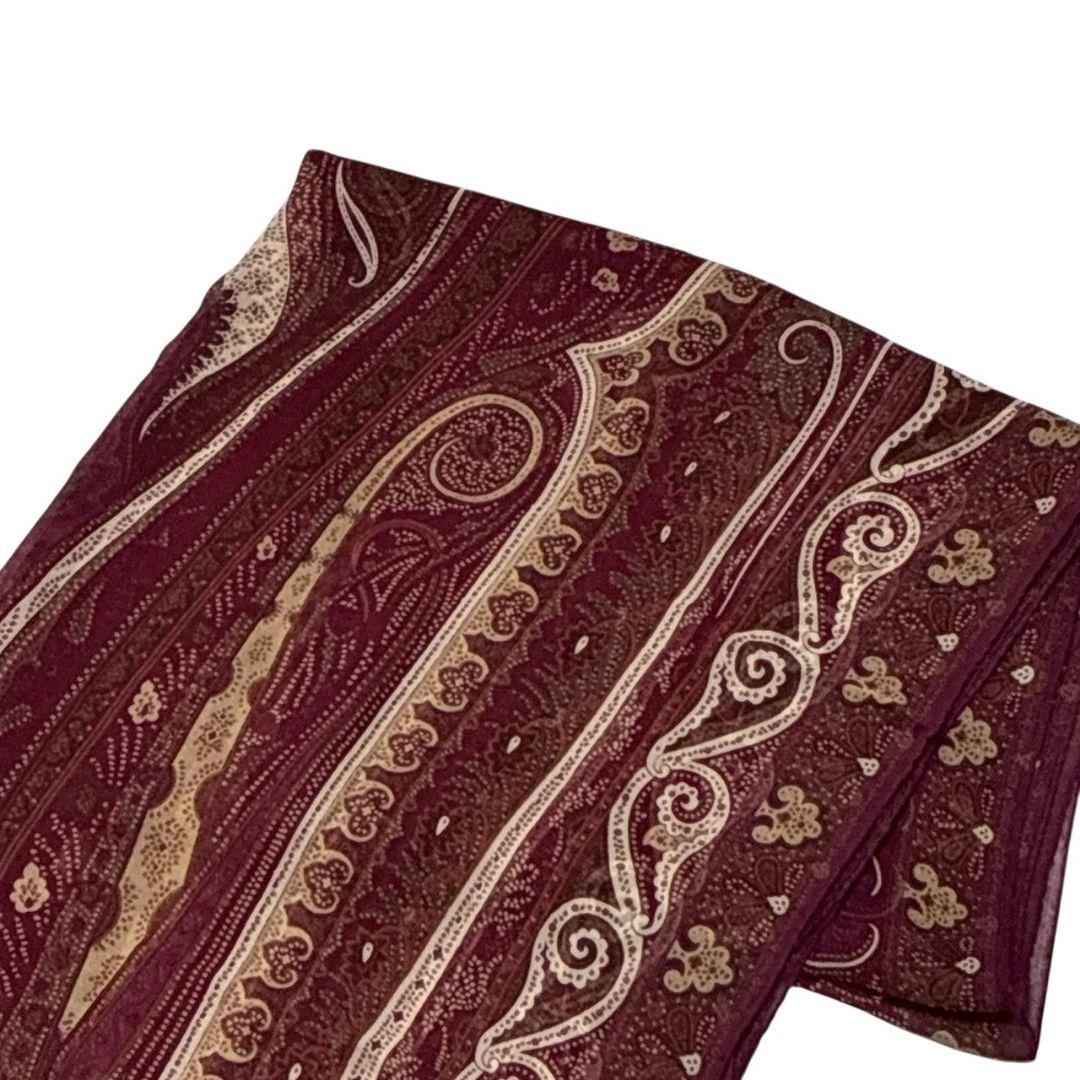 美品★ETRO エトロ シルク100% イタリア 大判ストール スカーフ