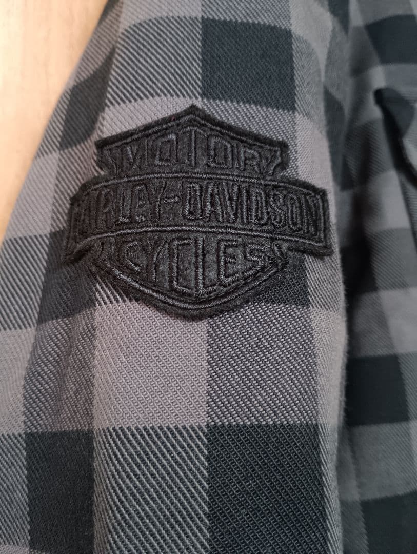 最終価格 希少 Harley Davidson ライディング シャツジャケット