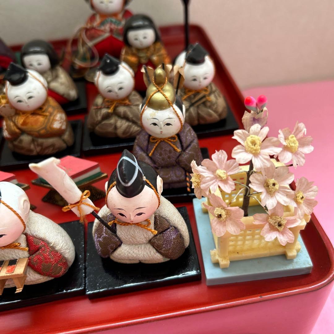 豆雛　雛人形　雛道具　お雛様　昭和レトロ