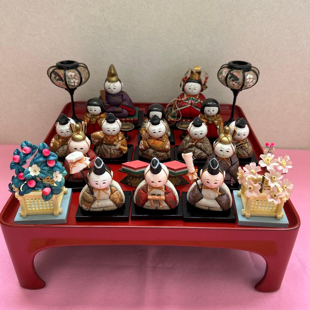 豆雛　雛人形　雛道具　お雛様　昭和レトロ