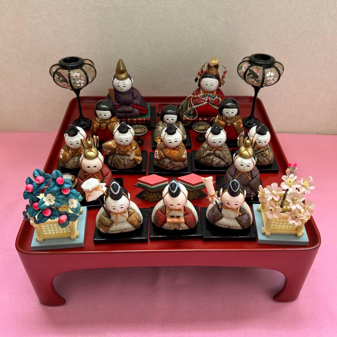 豆雛　雛人形　雛道具　お雛様　昭和レトロ