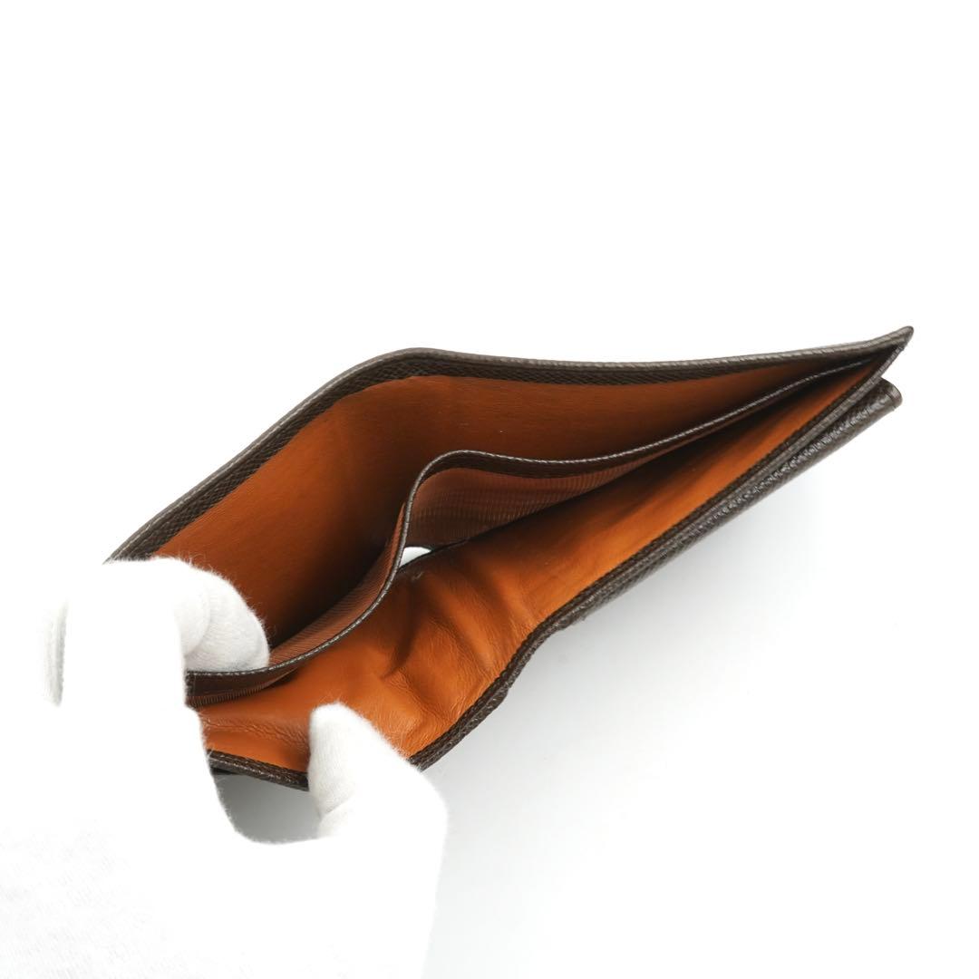 ✨極美品・箱保証書付き✨　ブルガリマン　二つ折り　ビーゼロワン　レザー　ブラウン