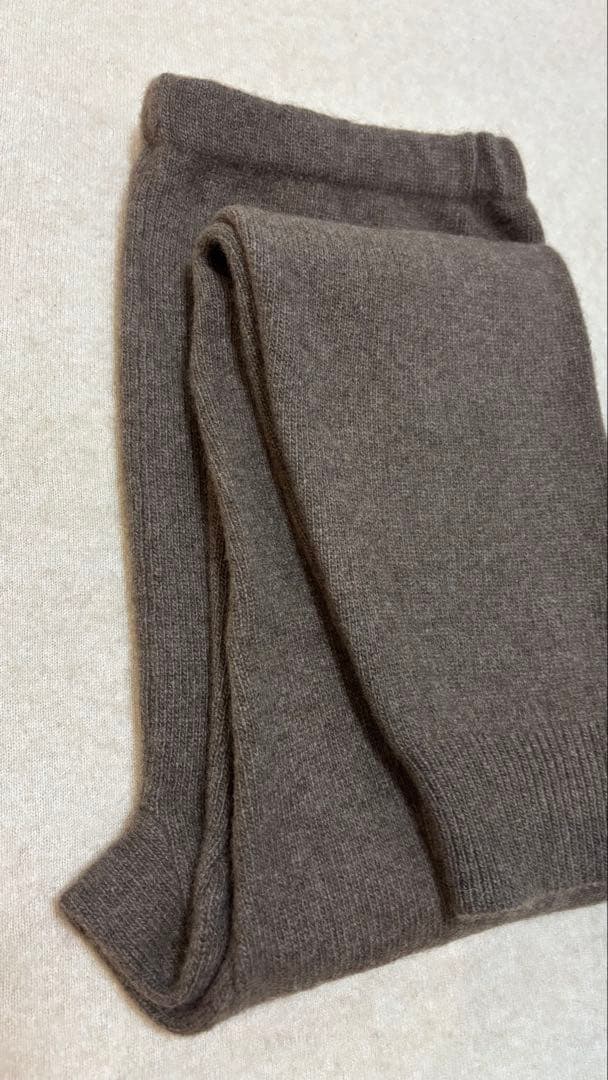 ヤクウールレギンス ヤク100％ XXLサイズ モンゴル産 暖かスパッツ 厚手