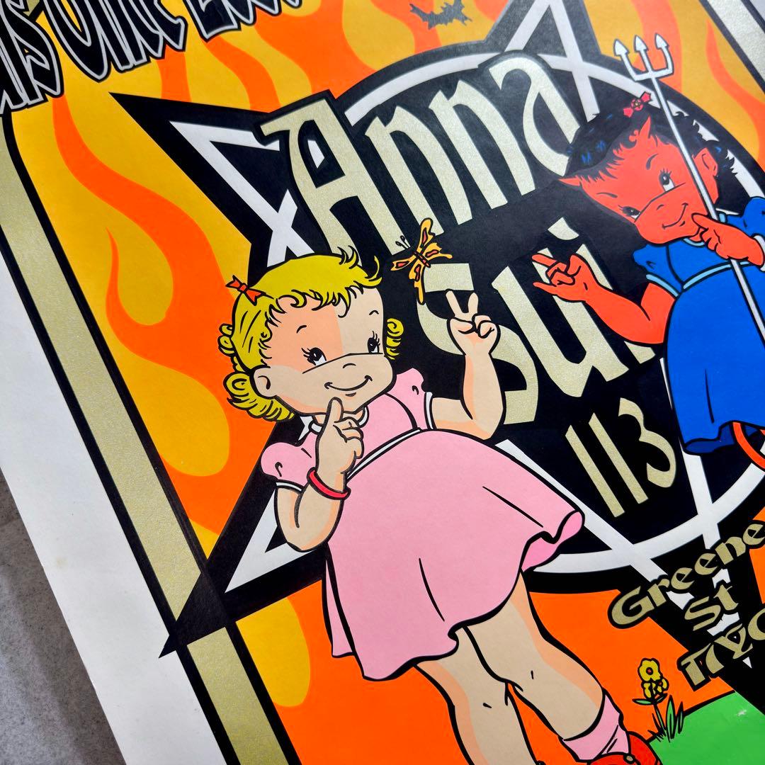 97年製 Kozik x Anna Sui シルクスクリーン印刷 超レアポスター