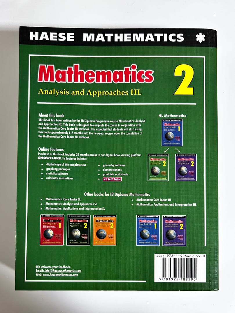 語学・辞書・学習参考書 Mathematics Analysis and Approaches HL 2