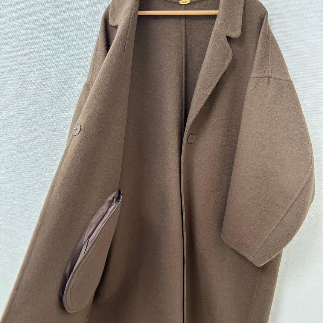 2025AW✨Deuxieme Classe ウールアンゴラ リバーコート　36