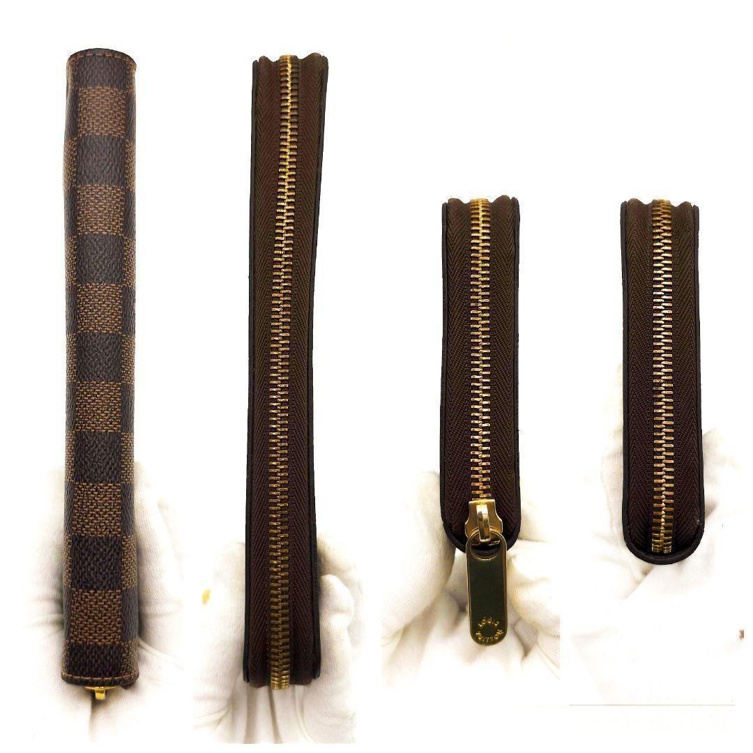 ルイヴィトン　ジッピーオーガナイザー　ダミエ　ラウンドファスナー　長財布　403