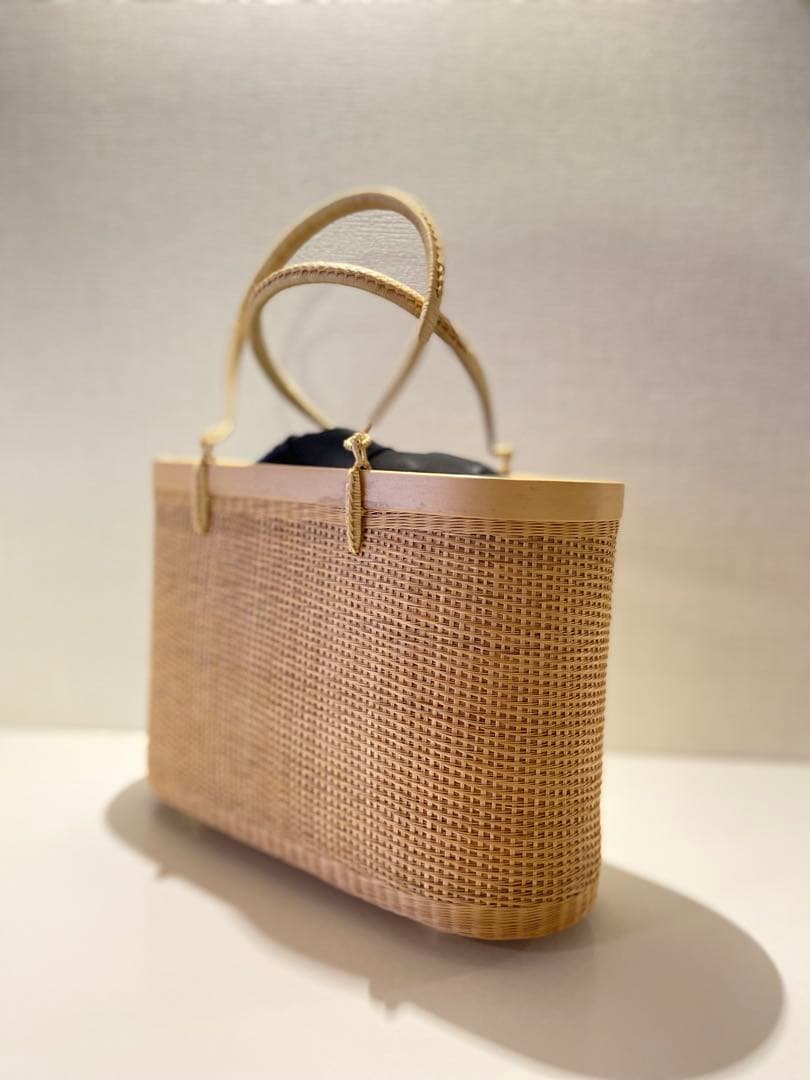 【新品】プラニー　かごバック　タイ王室御用達　プラニー工房　和装　着物　高級　竹