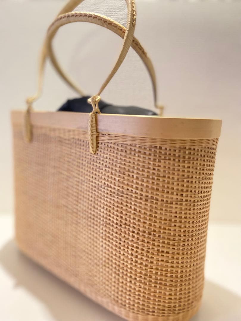 【新品】プラニー　かごバック　タイ王室御用達　プラニー工房　和装　着物　高級　竹